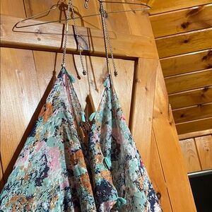 Colorful Abstract Beach Cover-up